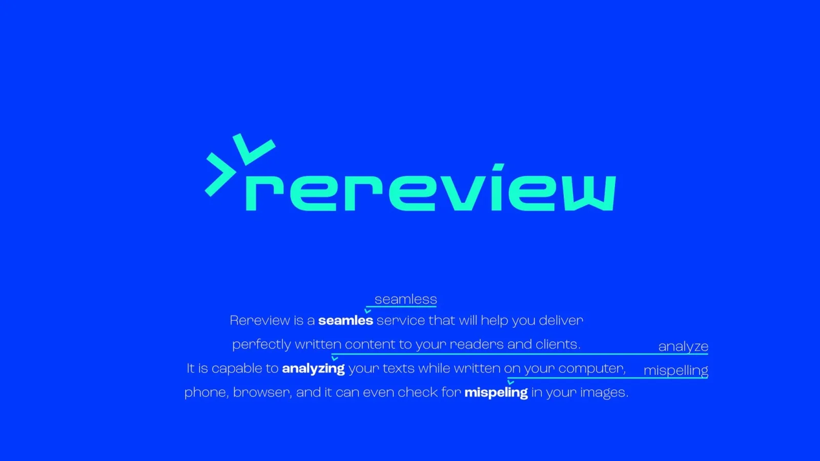 Rereview — Revisa cada texto en tu software